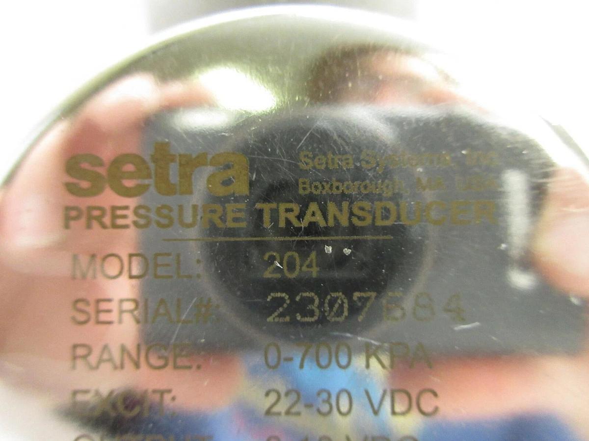 Used Setra 204100-50-NK Pressure Transducer 204 Nikon NSR System Used Working