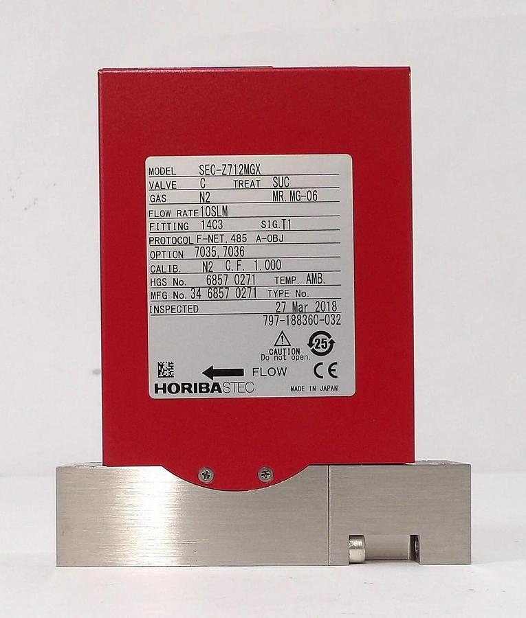 Used Horiba STEC Z700 Mass Flow Controller MFC SEC-Z712MGX Lot of 9 Working Surplus