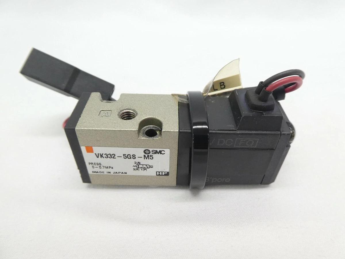 Used SMC VK332-5GS-M5 Solenoid Valve VK332 Lot of 27 Working Surplus