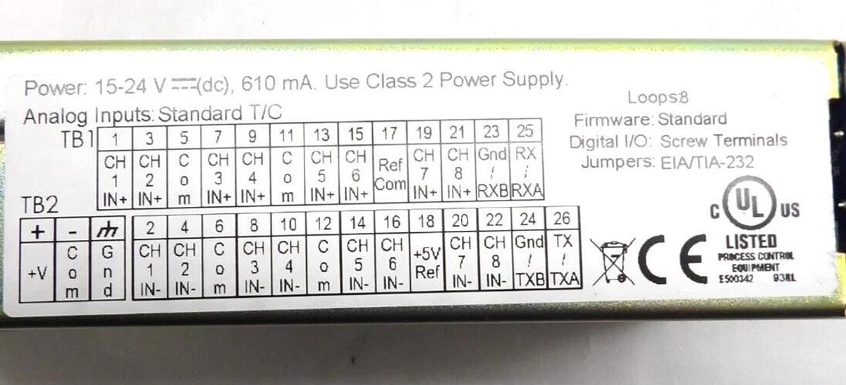 Used Watlow 0190-81363 Anafaze Digital I/O Temp Controller TB18 AMAT Working Spare