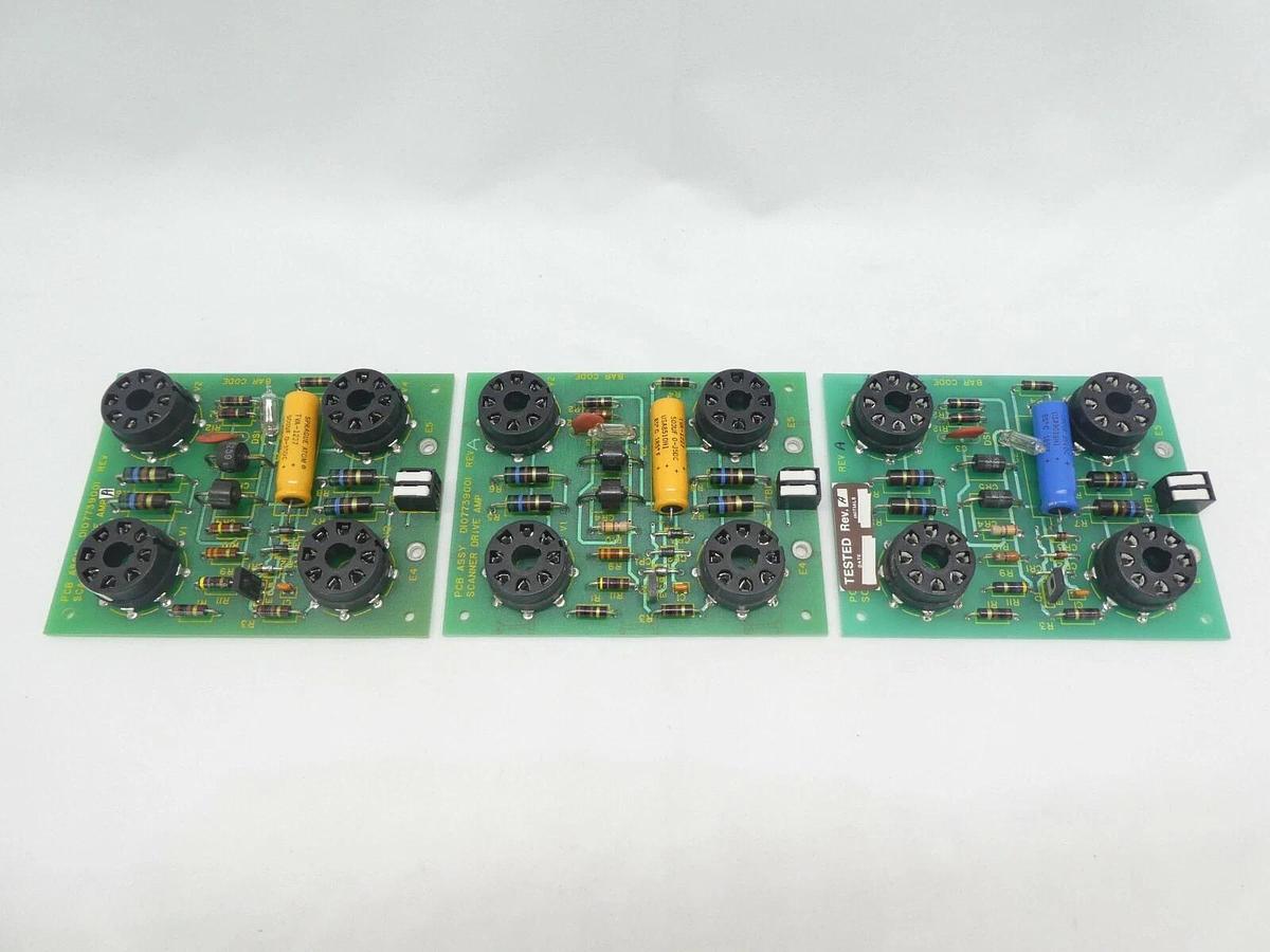 Used Varian Semiconductor VSEA D107739001 Scanner Drive Amp PCB Rev. A Lot of 3 Spare