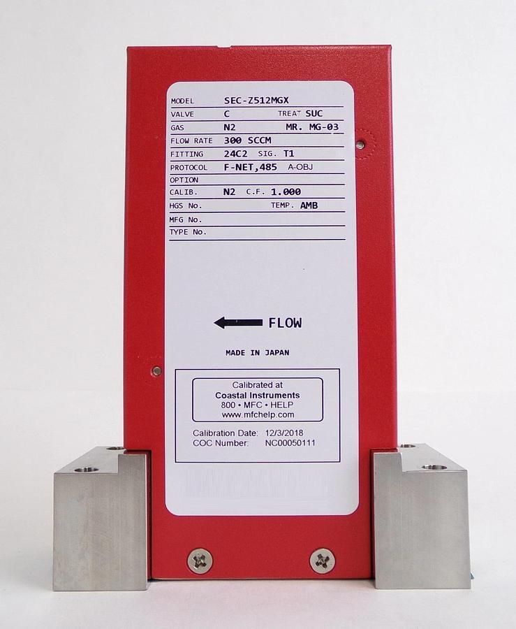 Refurbished Horiba STEC SEC-Z512MGX Mass Flow Controller MFC Z500 300SCCM Refurbished