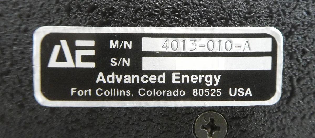 Used AE Advanced Energy 4013-010-A Plasma Process Controller Untested As-Is