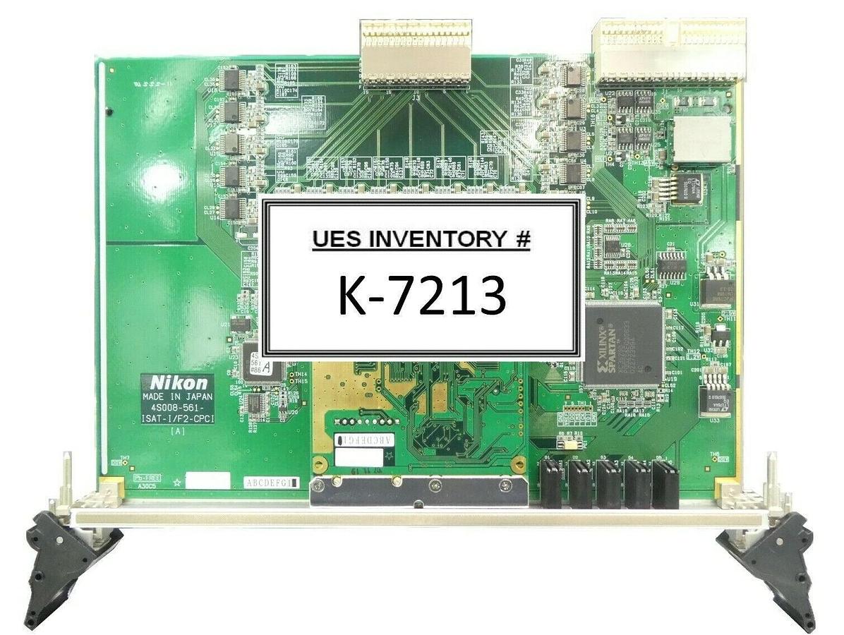 Used Nikon 4S008-561 ISAT-I/F2-CPCI PCB Card NSR FX-601F FPD Lithography System Spare