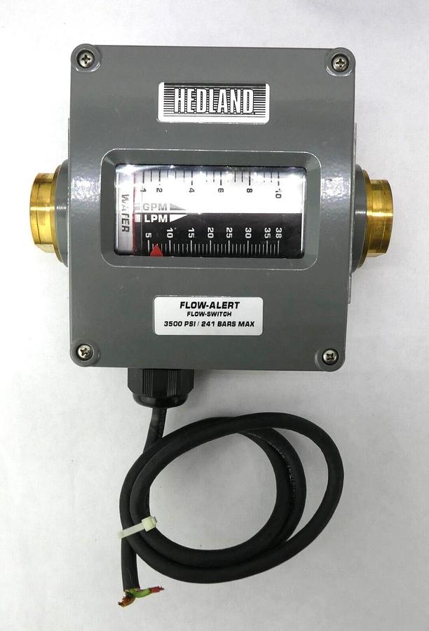 Used Hedland H704B-010-F1 Flow-Alert Flow Meter HLIT 290 Lot of 4 New Surplus