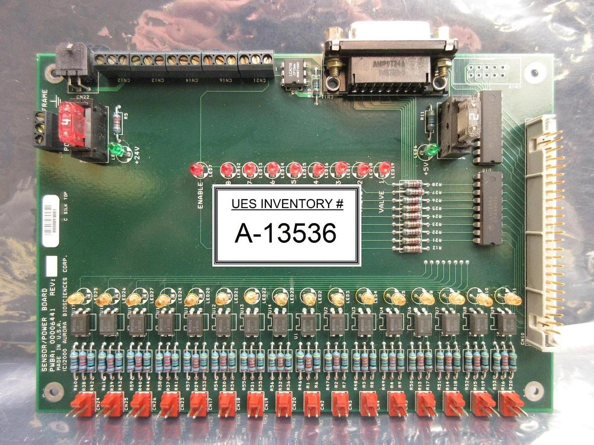 Used Aurora Biosciences 00006441 Sensor/Power Board PCB Used Working