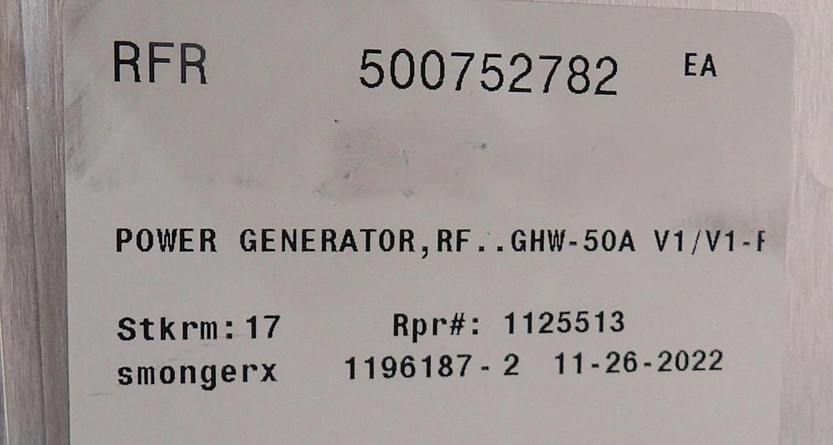 Refurbished GHW-55A ENI Power Systems GHW55A-13DF4L0-002 Genesis RF Generator Refurbished