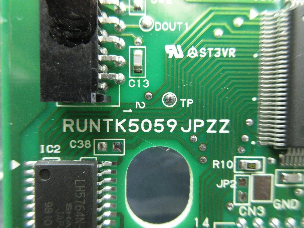 Used Sharp D94013A 1/2 Processor Board PCB RUNTK5059JPZZ Used Working