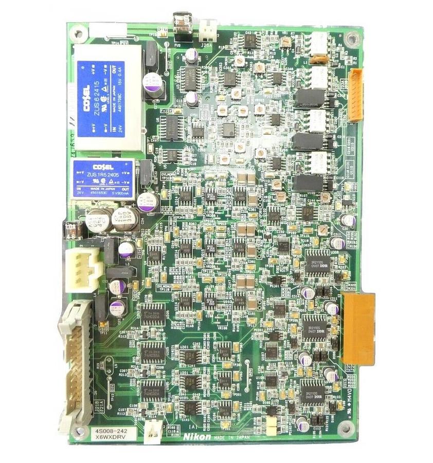 Used Nikon 4S008-242 Driver X6WXDRV PCB NSR Series System Chipped Plastic Working