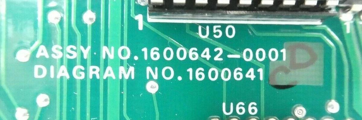 Used Texas Instruments 1600642-0001 PCB Card TM990/303B Varian 109533004 Rev. A As-Is