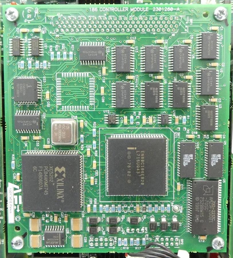 Used AE Advanced Energy 3054108-02 Pinnacle Control PCB Assembly 2301478-B Working
