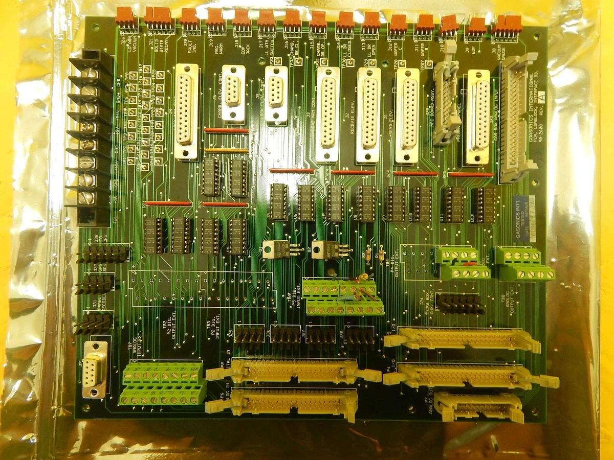 Used GaSonics 90-2608 PCA Loadlock Interface PCB Board Rev. A A-2000LL Used Working