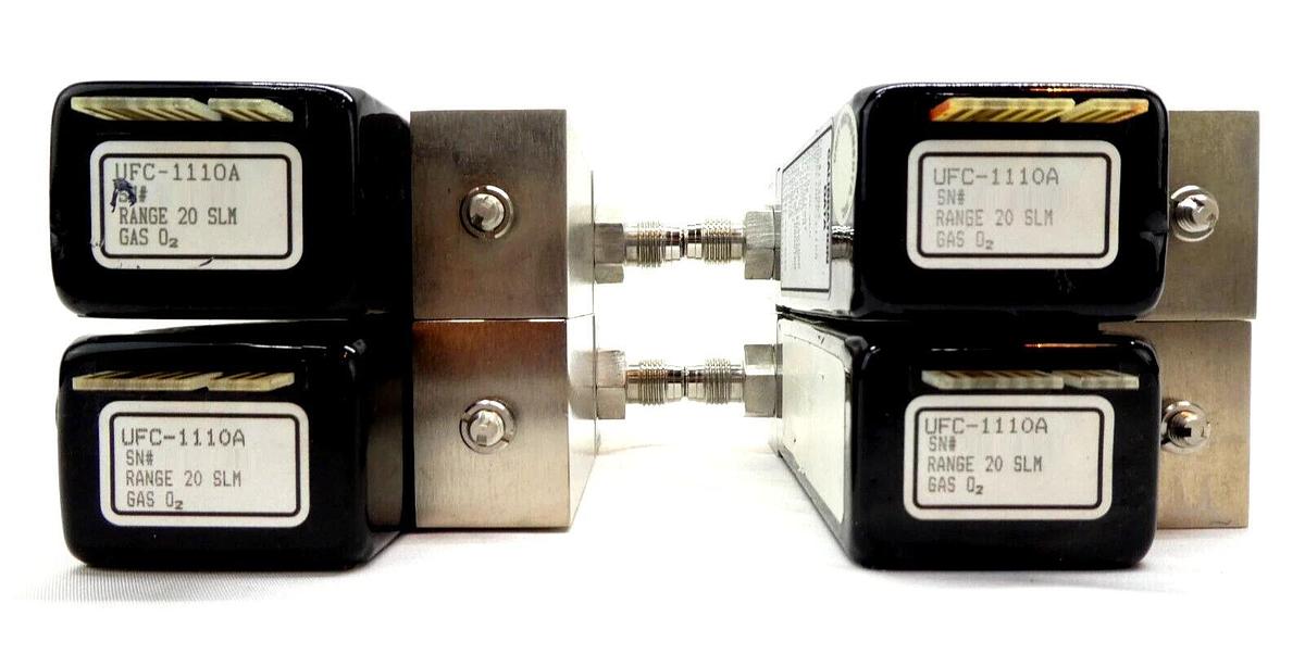 Used UNIT Instruments UFC-1110A Mass Flow Controller MFC UFC-1110 20 SLM O2 Lot of 20