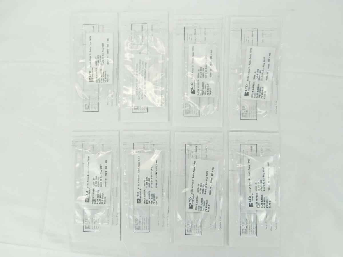 LTD Material 10945-000 Quartz DC Bias Plug NGDT Reseller Lot of 8 New Spare