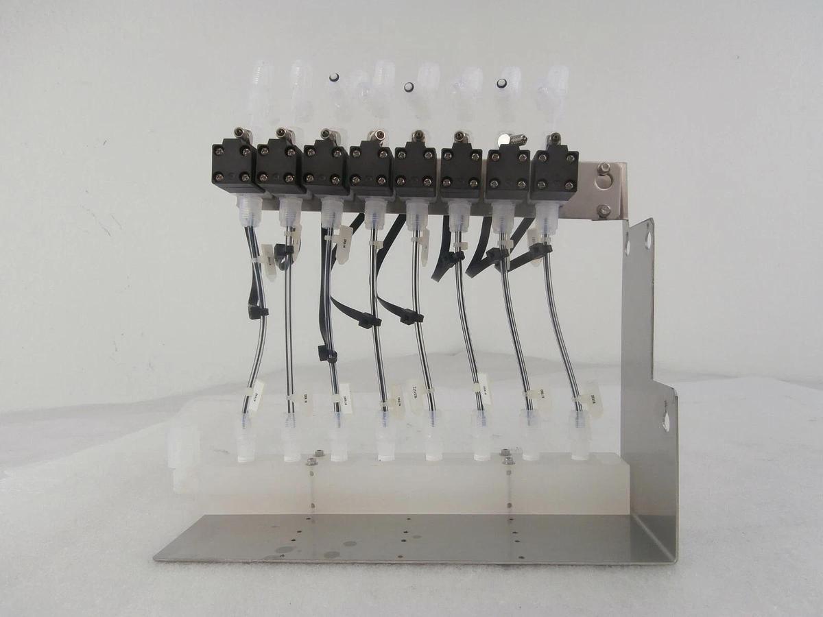 Used TEL Tokyo Electron Tubephragm Pneumatic Manifold F-AVP070-4W Lithius Working