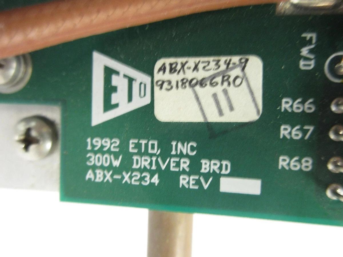 Used ETO Ehrhorn Technological ABX-X234-9 300W Driver Board PCB AMAT Working Surplus