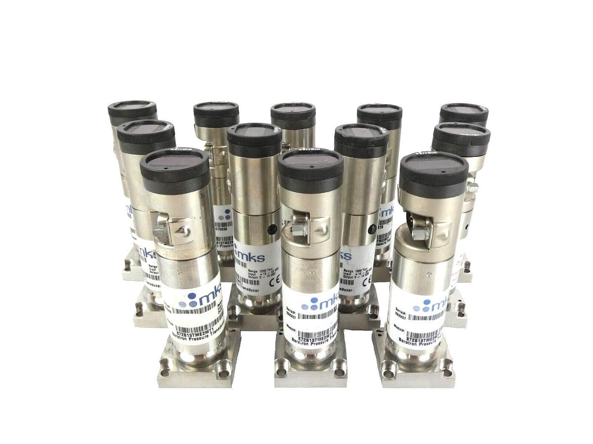 Used MKS Instruments 872B13TME2MT1 Pressure Transducer 872B Lot of 12 Working
