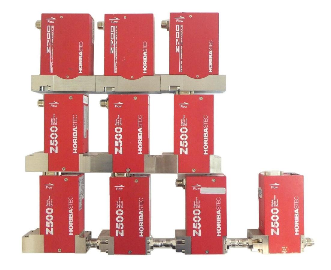 Used Horiba STEC Z500 Z700 Mass Flow Controller MFC Reseller Lot of 10 Working