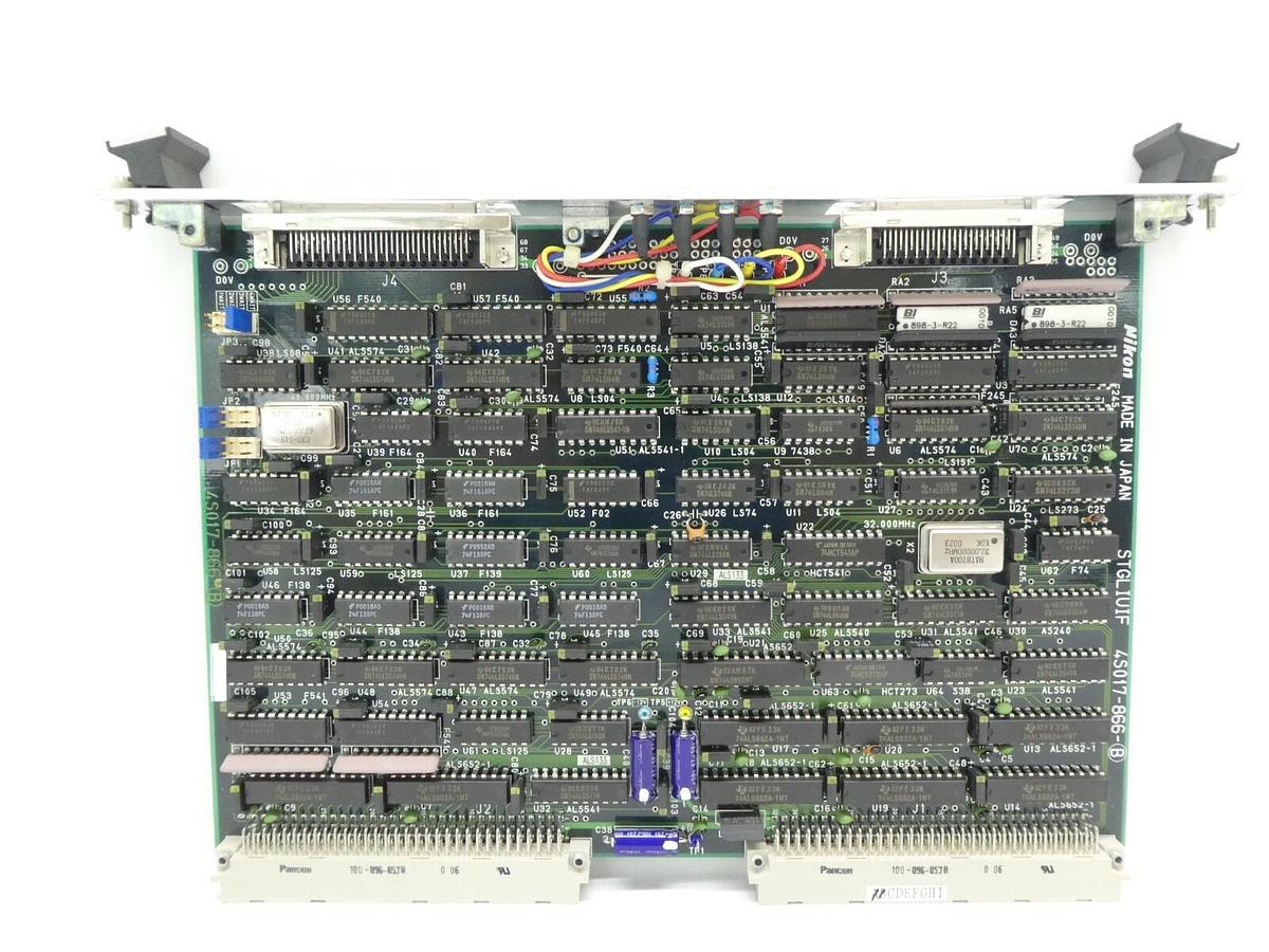 Used Nikon Precision 4S017-866-Ⓑ STG IF Interferometer PCB Card STGLIUIF NSR Working
