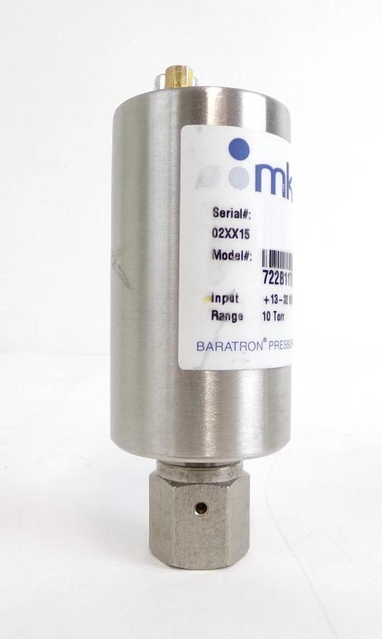 Used MKS Instruments 722B11TCD2FA Baratron Pressure Transducer 722B Lot of 3 Surplus