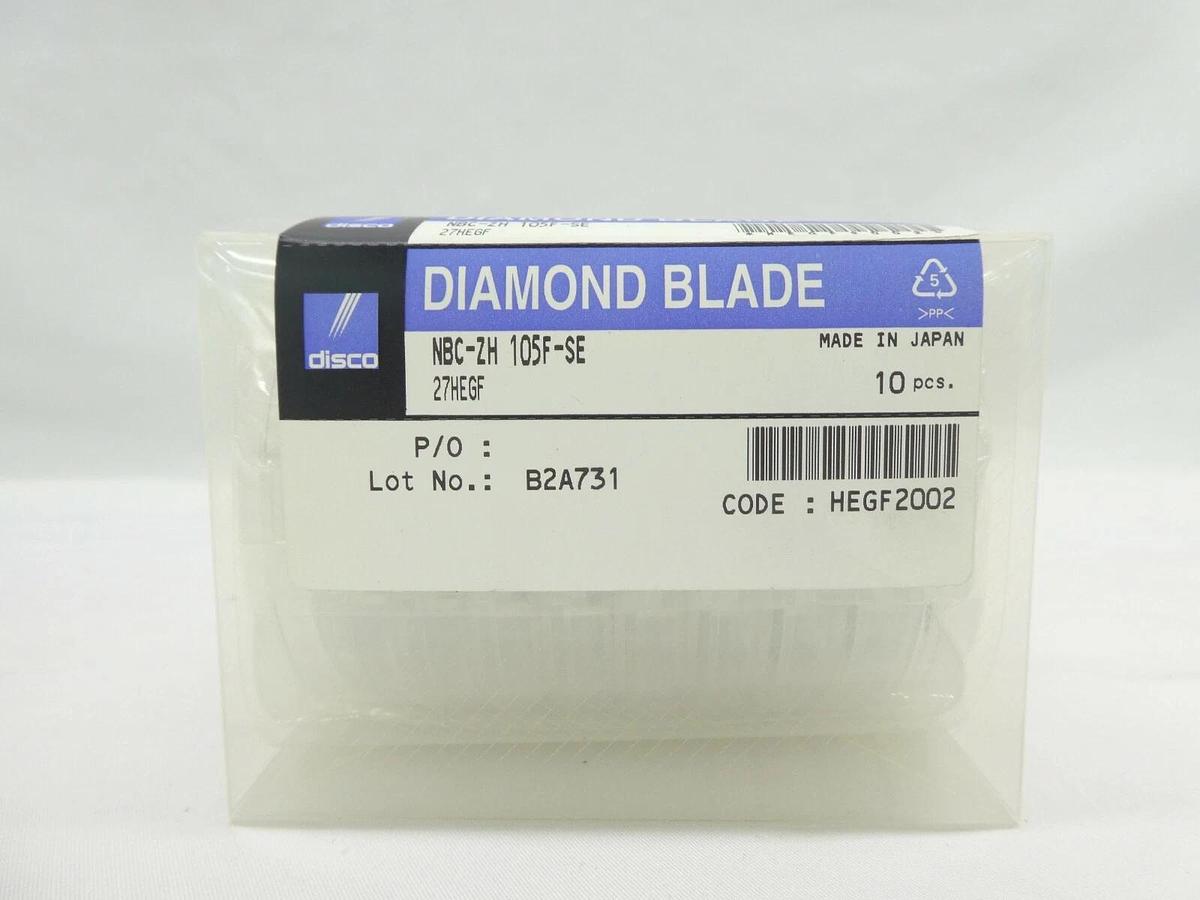Disco NBC-ZH 105F-SE Diamond Blade 27HEGF Reseller Lot of 100 New Surplus