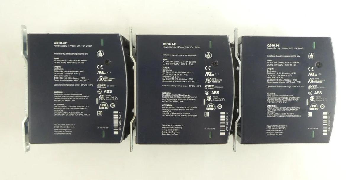 Used PULS Dimension QS10.241 Power Supply Lot of 4 Working