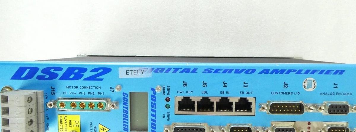 Used ETEL DSB2P123-111E-000H Digital Servo Amplifier Controller DSB2 Working Surplus