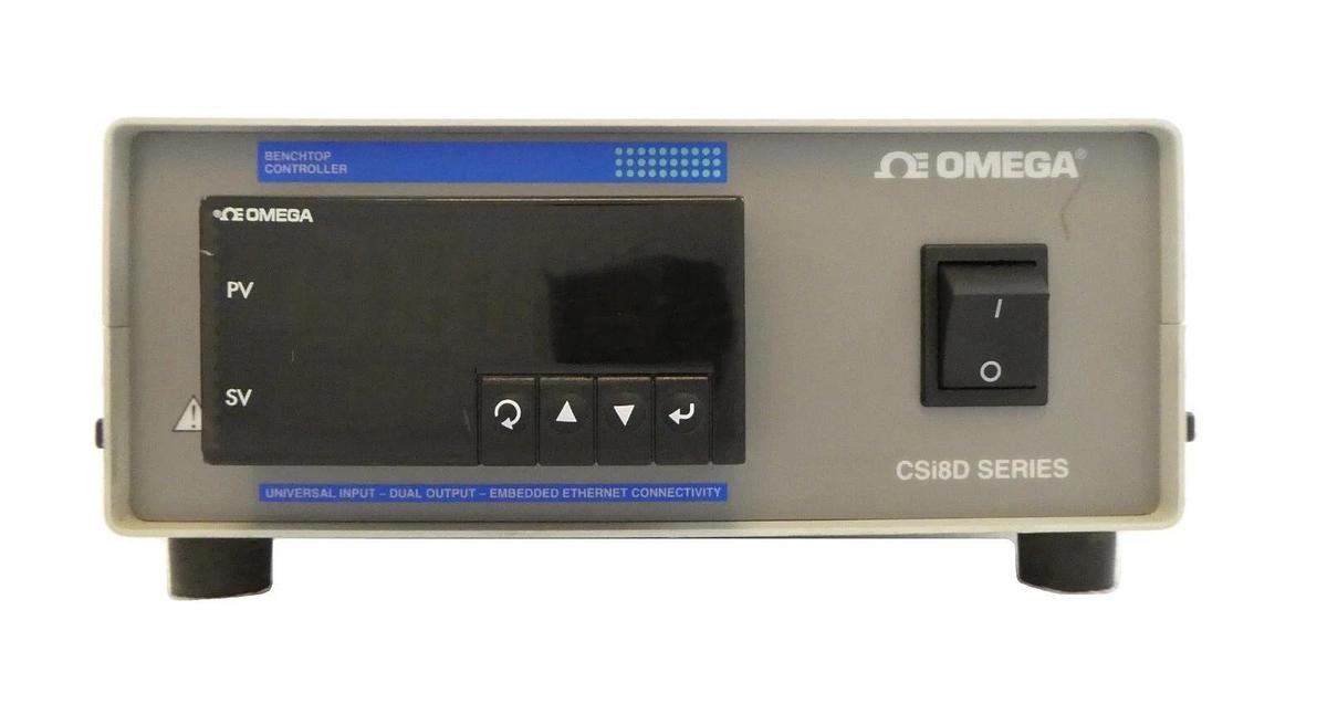 Used Omega Engineering CSi8D Series Dual Output Benchtop Controller Working Surplus