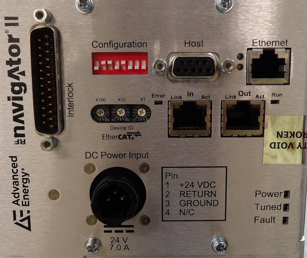 Used Navigator II AE Advanced Energy 3155999-395 60MHz RF Match Assembly Working