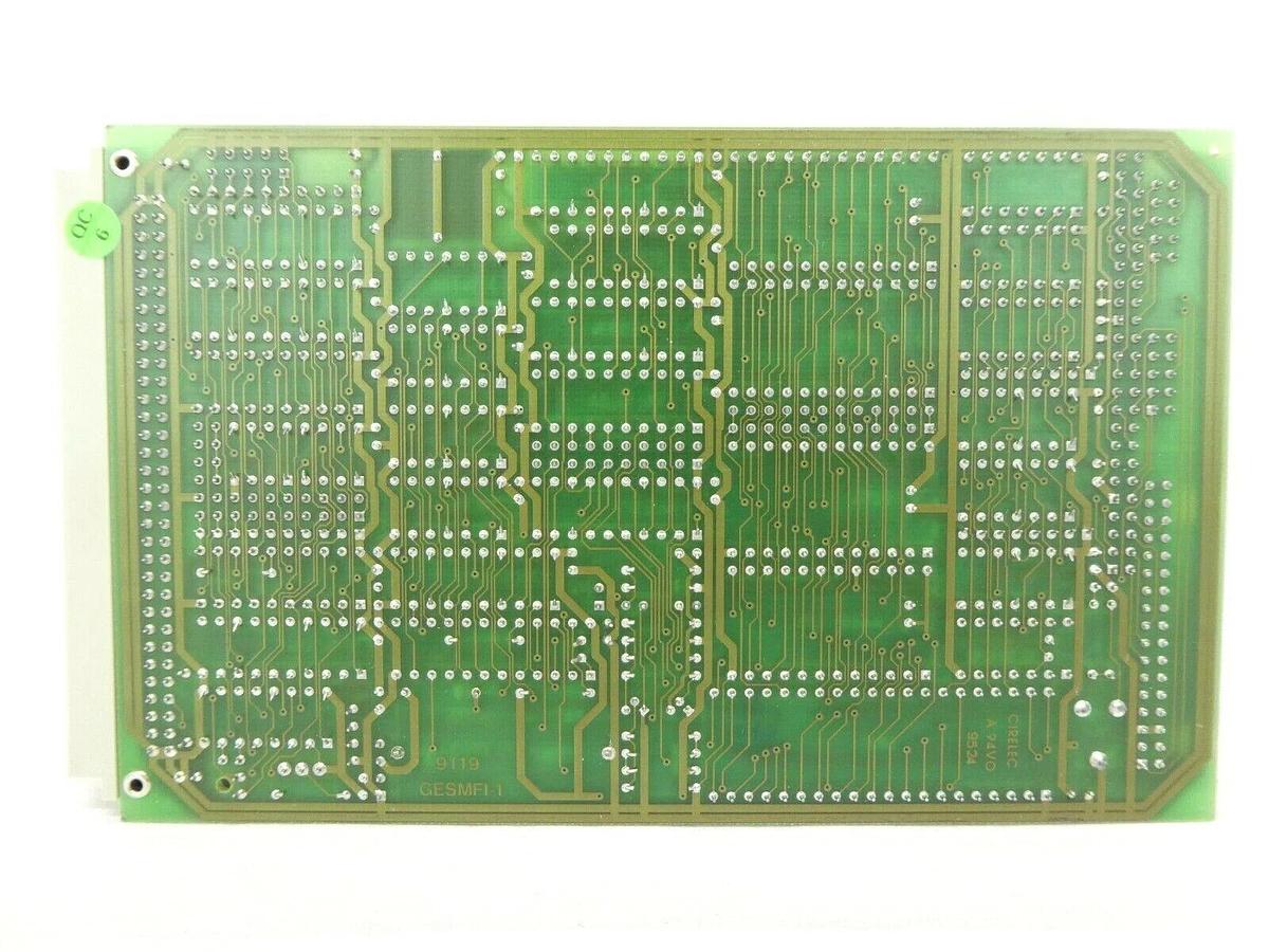 Used Gespac GESMFI-1 9119 PCB Card MFI-1 OnTrak DSS-200 Wafer Scrubber Working Spare
