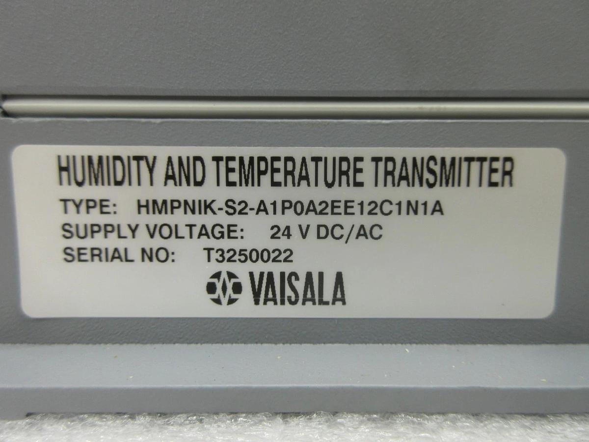 Used Vaisala HMPNIK-S2-A1P0A2EE12C1N1A Humidity and Temperature Transmitter Used