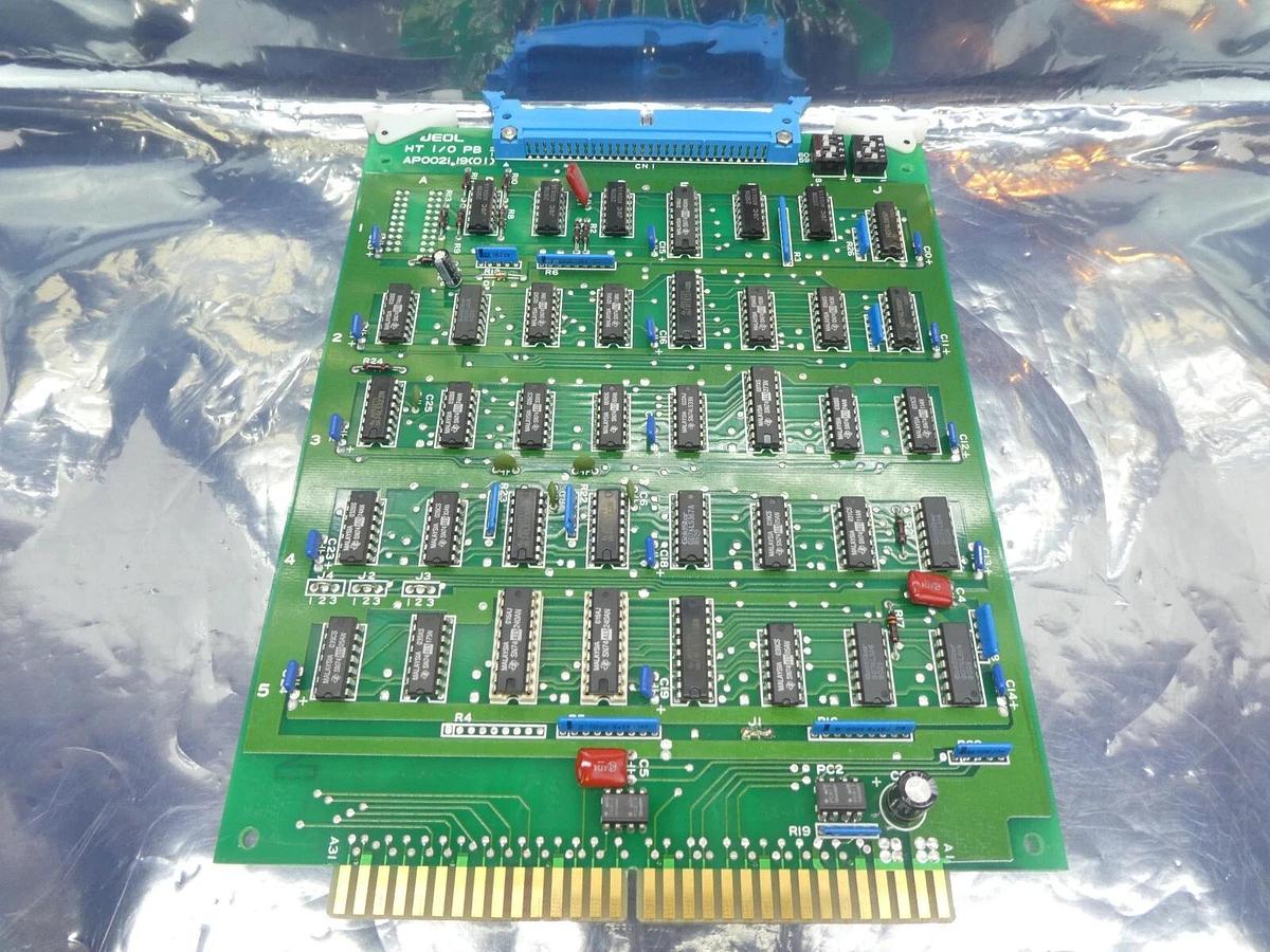 Used JEOL AP002119(01) I/O PCB Card HT I/O PB JSM-6300F SEM Working Surplus