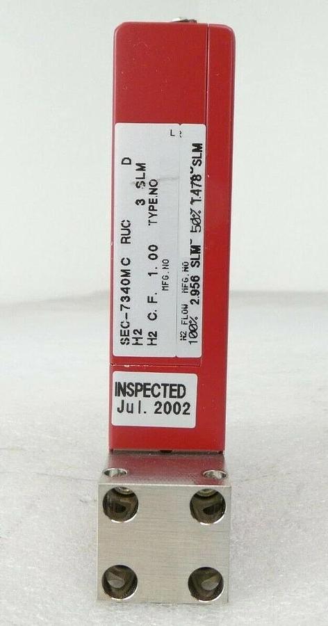 Used STEC SEC-7340M Mass Flow Controller MFC SEC-7340 3 SLM H2 Surface Mount Working
