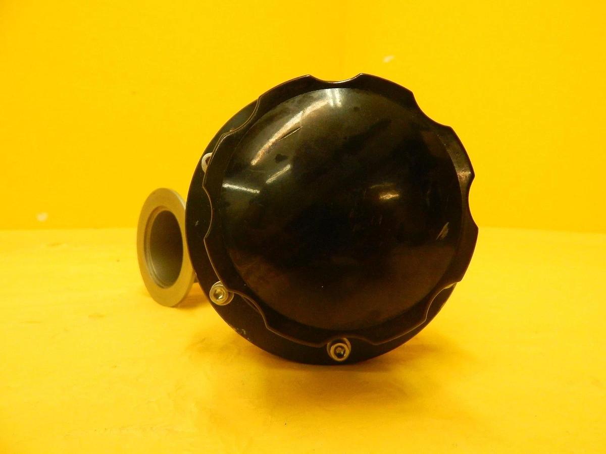 Used High Vacuum Research NW50 Manual Inline Valve Vacuum Shut-Off MKS Used Working