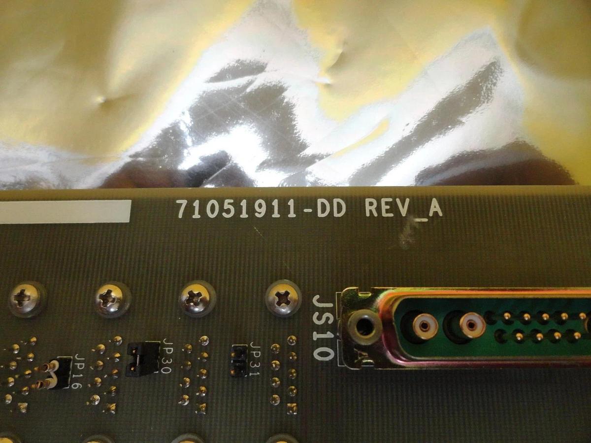 Used Orbot Instruments 71051911-DD WFRCENTER Backplane PCB Board AMAT WF 720 Used