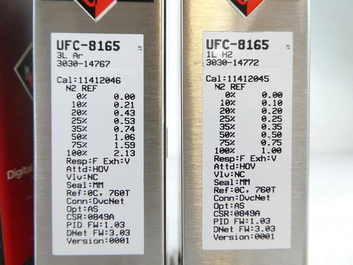 Used Celerity UFC-8165 Mass Flow Controller MFC AMAT 3030-14765 Lot of 11 Working