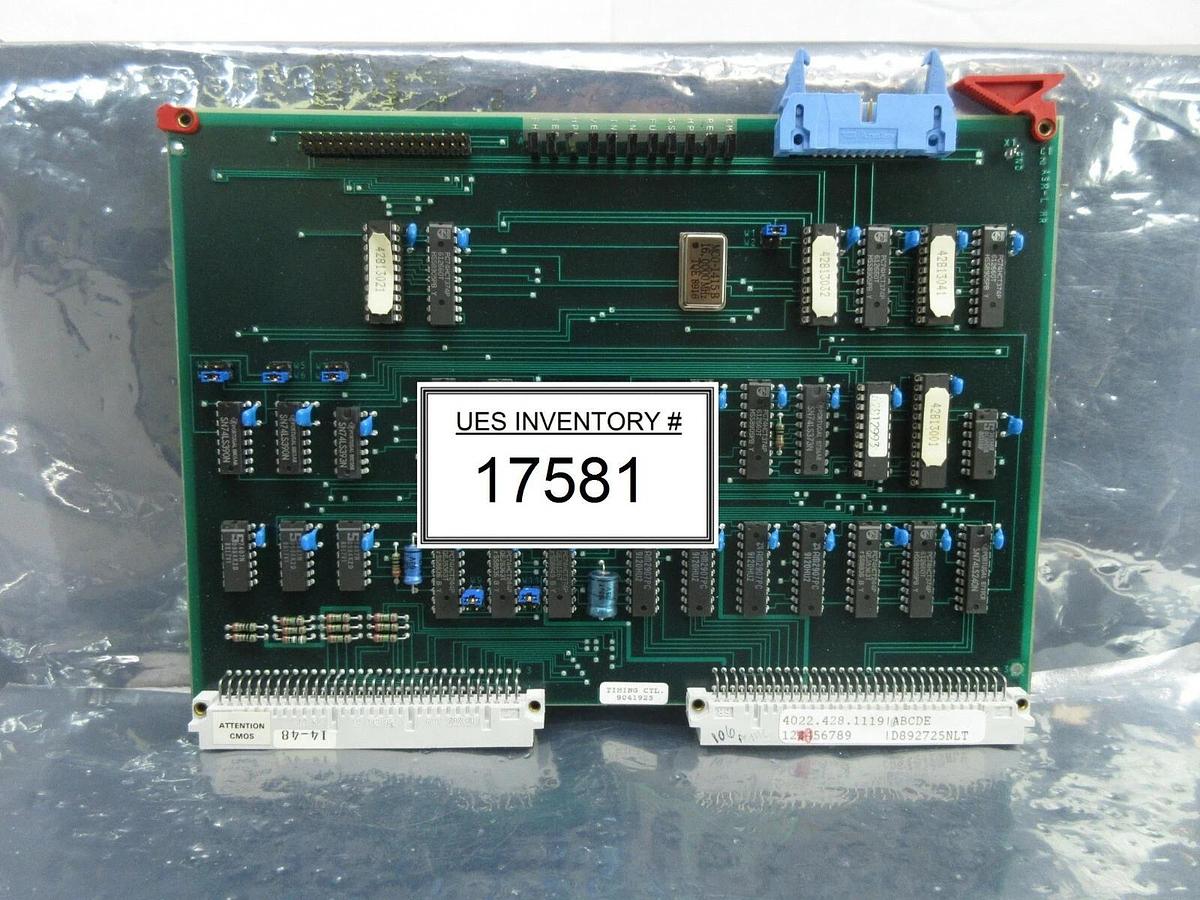 Used ASML 4022.428.11190 Timing Control PCB Card PAS 5000/2500 Wafer Stepper Used