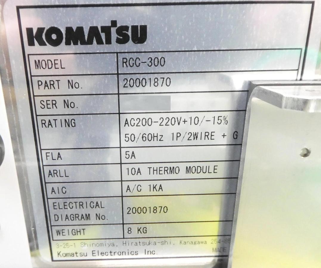 Used TEL Tokyo Electron 300mm CPL Chilling Hot Plate Lithius Scuffed Plate Untested