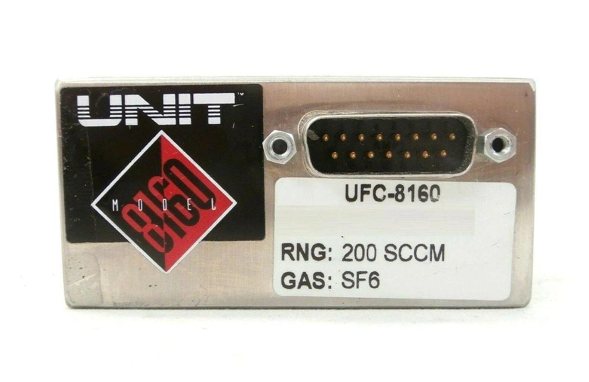 Used UNIT Instruments UFC-8160 Mass Flow Controller MFC 200 SCCM SF6 Working Spare