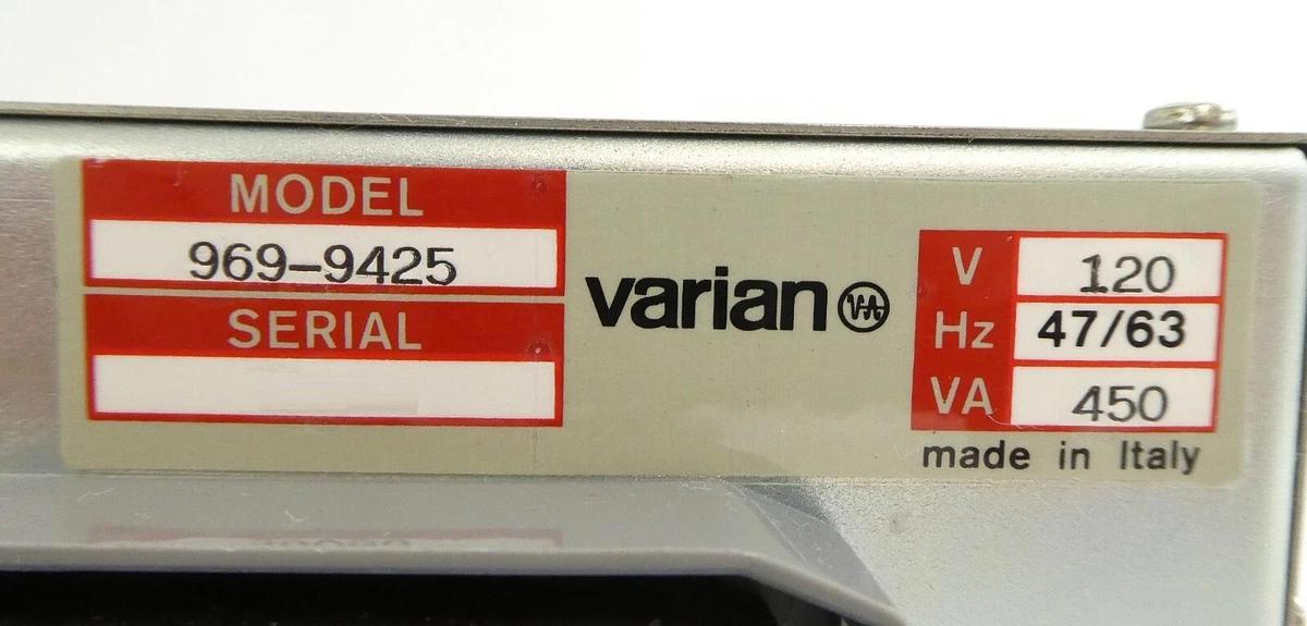 Used Turbo-V 250 Varian 969-9425 Turbomolecular Pump Controller Working Surplus