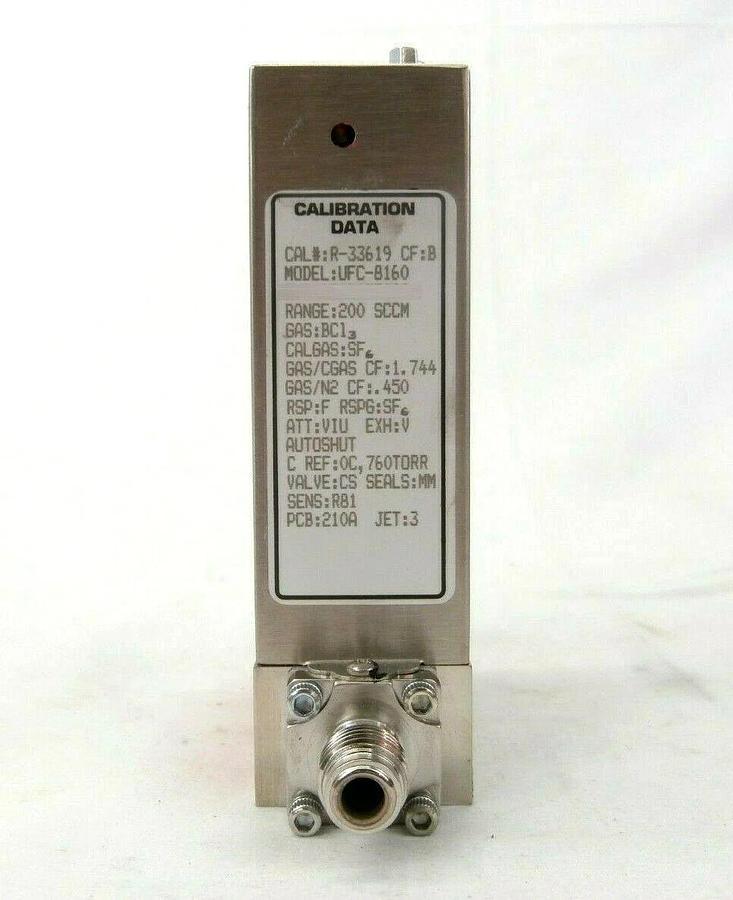 Used UNIT Instruments UFC-8160 Mass Flow Controller MFC 200 SCCM BCl3 Working Spare
