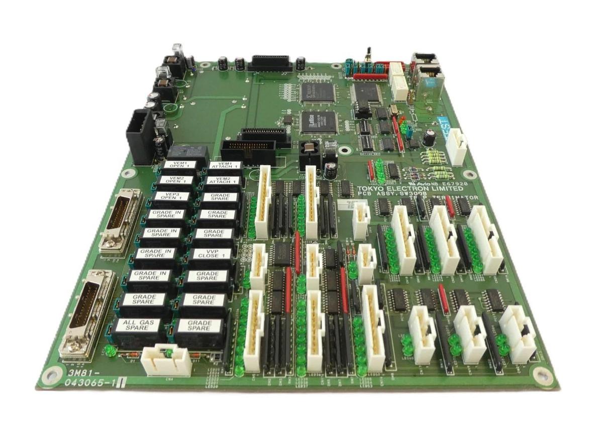 Used TEL Tokyo Electron 3M81-043065-11 Trap Terminator PCB SW300B Working Surplus