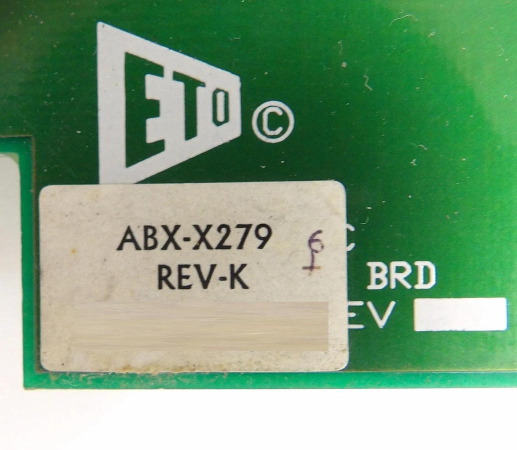 Used ETO Ehrhorn Technological Operations ABX-X279 RF Driver PCB ASTeX Working