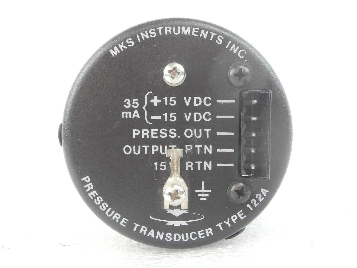Used MKS Instruments 122AA-00010-B-SP023-87 Baratron Transducer Chip Tested Working
