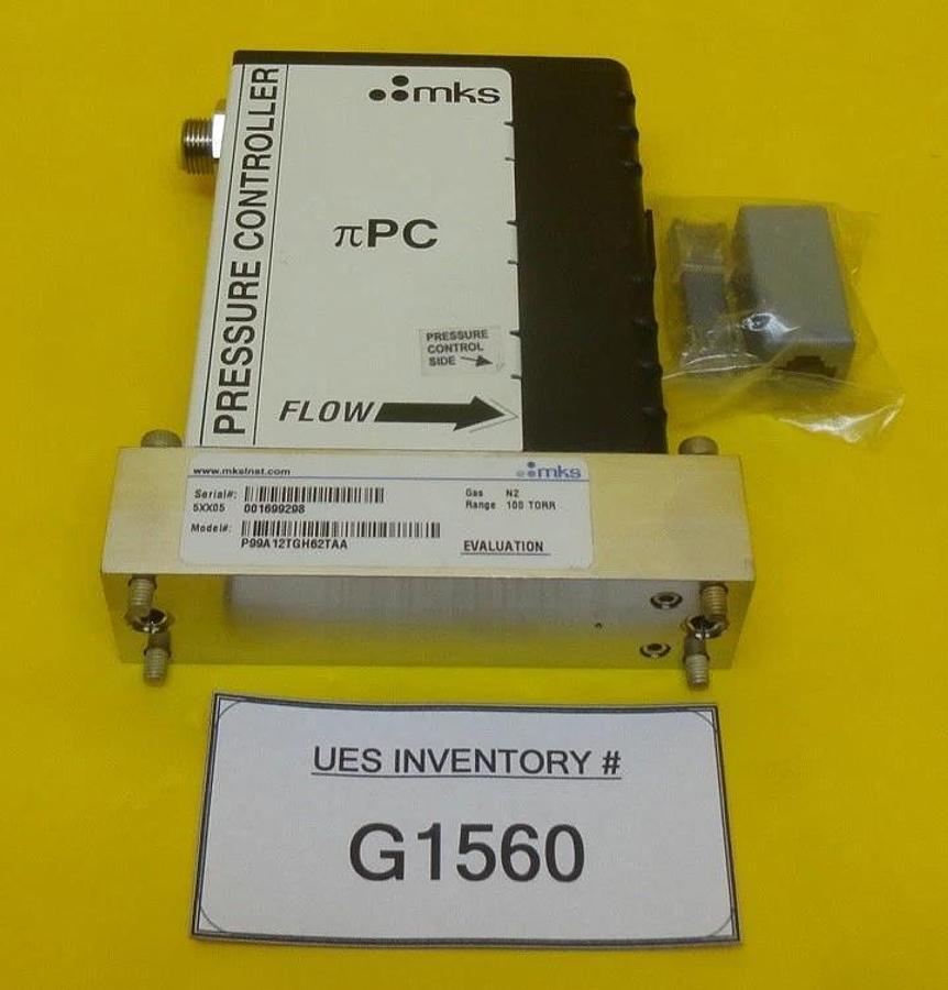 Used MKS P99A12TGH62TAA Digital Pressure Controller πPC 100 Torr N2 Used Working