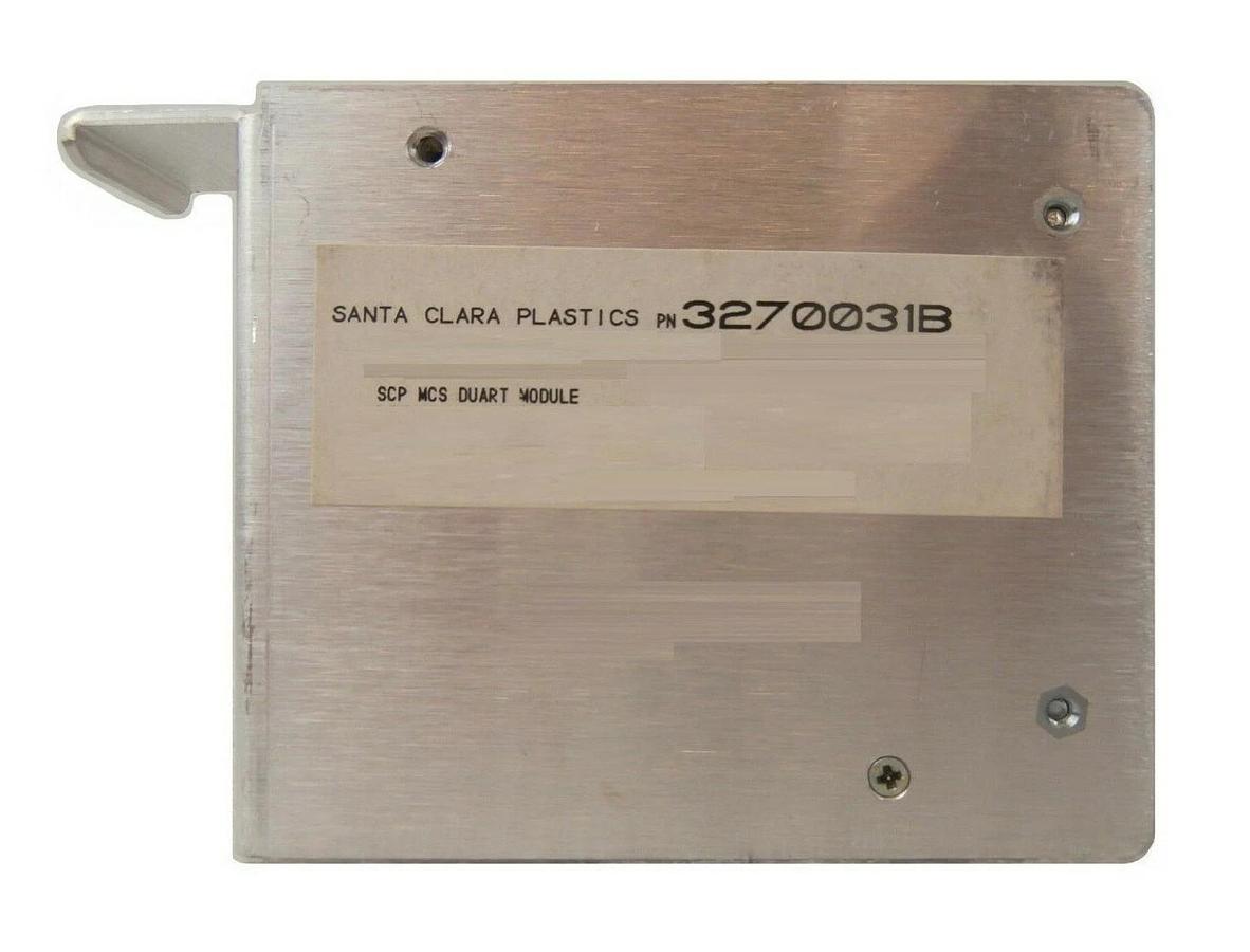 Used SCP Santa Clara Plastics 3270031B MCS DUART Module Working Surplus