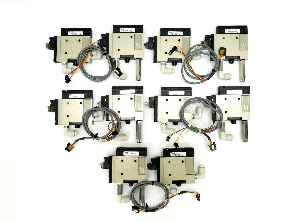 Used SMC ZM101AH-J5L0ZB Vacuum Ejector Assembly Lot of 5 TEL Lithius Working