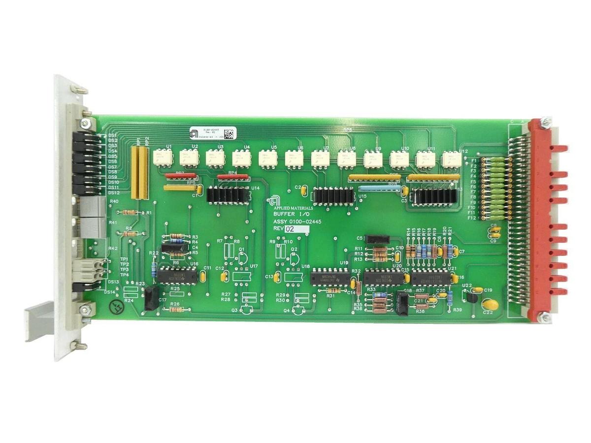 AMAT Applied Materials 0100-02445 Buffer I/O PCB Card P5000 New Spare