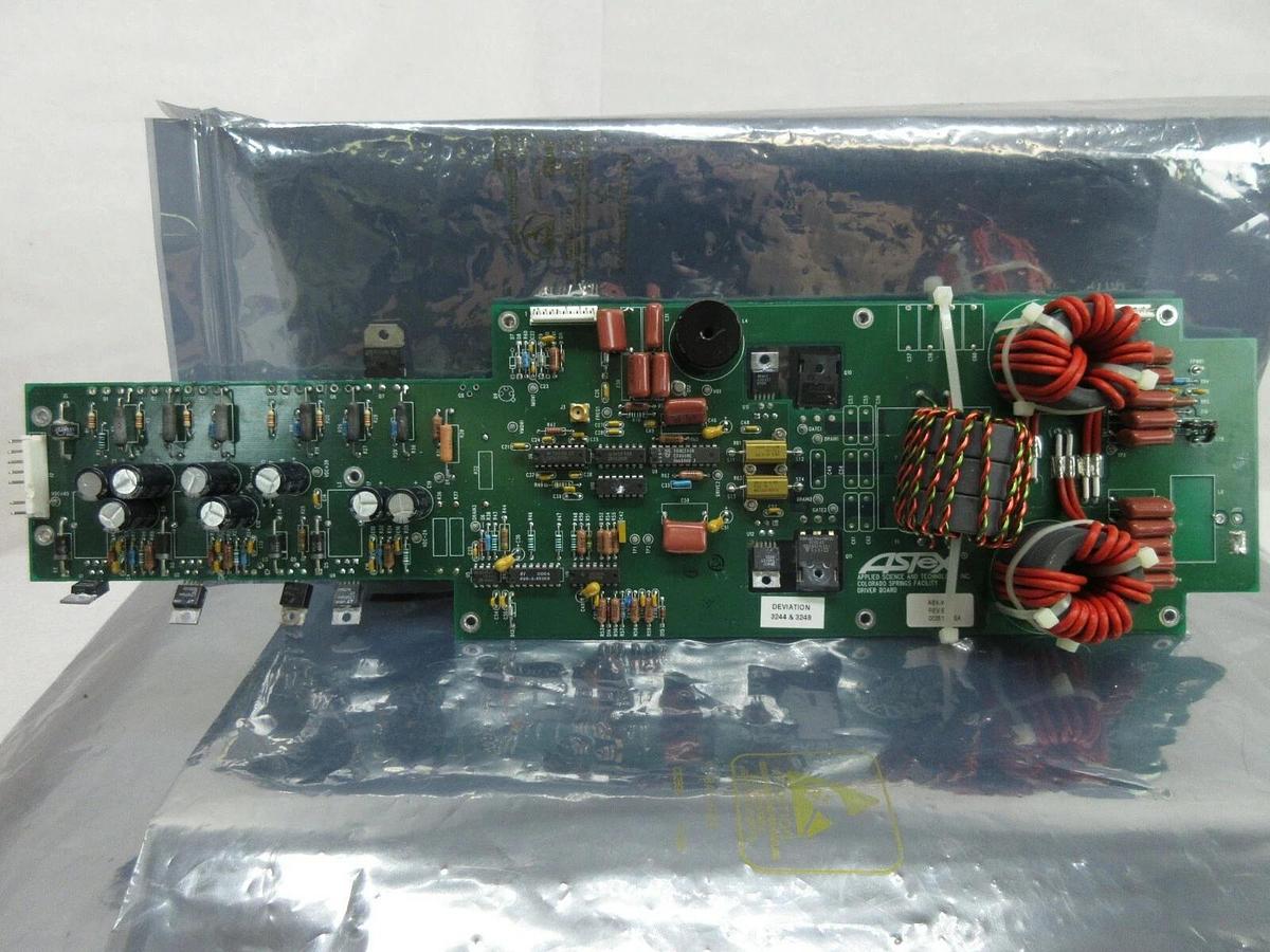 Used ASTeX Applied Science & Technology ABX-X490 Driver Board PCB ETO Rack Working