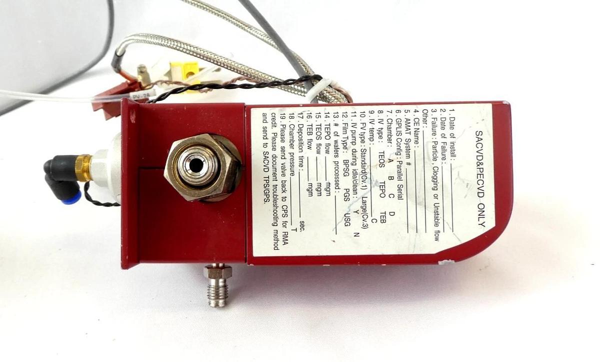Used Horiba STEC LF-F30M-A-EVD Flow Controller with IV-2410AV-02H Valve Assembly